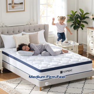 Sunvega Deep Sleep 8 Inch Twin Size Hybrid Mattress with Plush Euro Top and Memory Foam