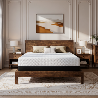 Sunvega 14 Inch Copper Infused Plush King Memory Foam Cooling Mattress