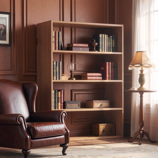 Sunvega Modular Oak Wall Mounted Wood Closet System with Ample Storage