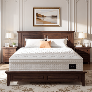 Sunvega 12'' Hybrid Queen Mattress with Memory Foam and Pocket Springs for Pressure Relief