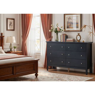 Sunvega Primo Bedroom Group Dresser with Durable Print Finish and French Dovetail Drawers