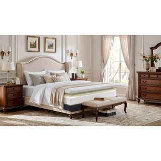 Sunvega 8 Inch Cooling Copper Infused Memory Foam Mattress Queen Size