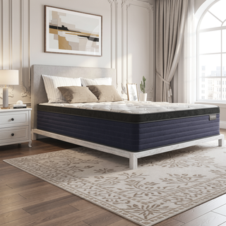 Sunvega Diamond Cleo Cooling Copper Memory Foam Hybrid Mattress with Euro-Top 14" Firm