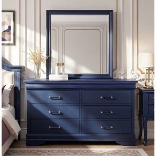 Sunvega Led Lighting 2 Drawer Nightstand with Spacious Drawers in Transitional Style