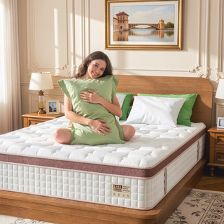 Sunvega 14 Inch King Firm Hybrid Mattress with Gel Memory Foam and Pocket Springs