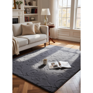 Sunvega Firm Comfort 8" Twin Size Gel-Infused Memory Foam Hybrid Mattress in Dark Gray