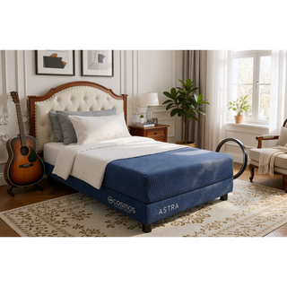 Sunvega Twin Memory Foam Core Mattress with Super Soft Fabric Cover