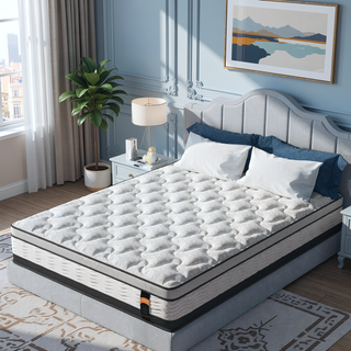 Sunvega 12 Inch King Hybrid Cooling Gel Memory Foam and Pocket Spring Mattress