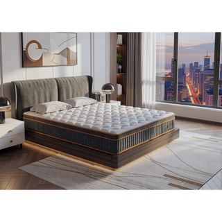 Sunvega 10 Inch Full Size Hybrid Mattress with Memory Foam and Pocket Springs for Comfortable Sleep
