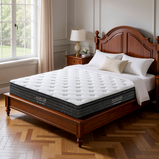 Sunvega 12 Inch King Size Hybrid Mattress with Cooling Memory Foam and Pocketed Springs