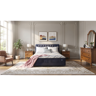 Sunvega Restonic 14.5 Inch Euro Top Mattress with Cooling Foam and Reinforced Lumbar Support