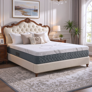 Sunvega Snowstorm Cooling Graphene Memory Foam 12" Firm Mattress with Cool Release Technology