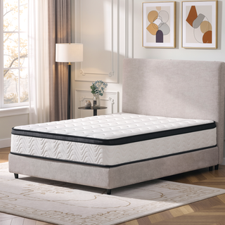 Sunvega King Size Hybrid Mattress with Zoned Pocket Springs and Gel Memory Foam