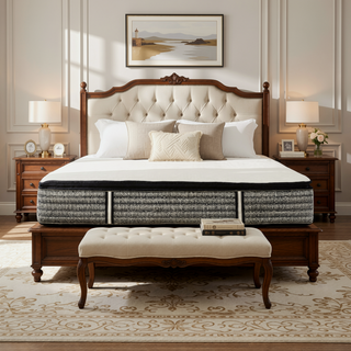 Sunvega 14 in. Hybrid Pocket Coil and Gel Memory Foam Plush Mattress for Enhanced Support
