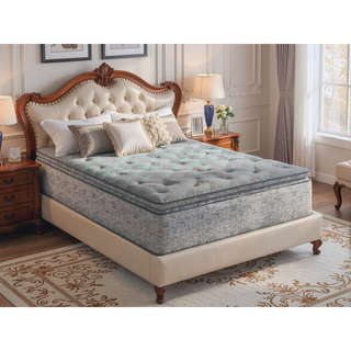 Sunvega 13" Plush Mattress with Cooling Technology and Individually Wrapped Coils