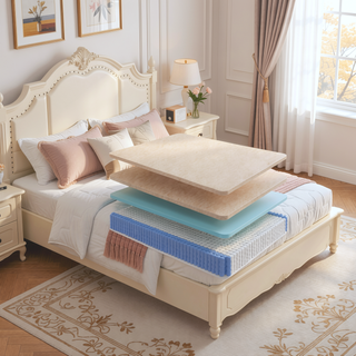 Sunvega Ultra Cooling Copper Infused Hybrid Mattress with Euro-Top and Dynamic Edge Coils