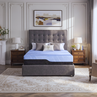 Sunvega 12 inch Hybrid Cooling GelCare Memory Foam and Coil Mattress Queen Size