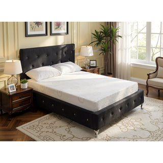 Sunvega Green Tea Infused Polyester Memory Foam Queen Size Mattress for Optimal Body Support