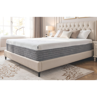 Sunvega 5-Layer Hybrid Memory Foam and Coil Mattress with Breathable Anti-Skid Knit Cover