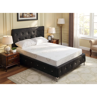 Sunvega Green Tea Infused Polyester Memory Foam Queen Size Mattress for Optimal Body Support
