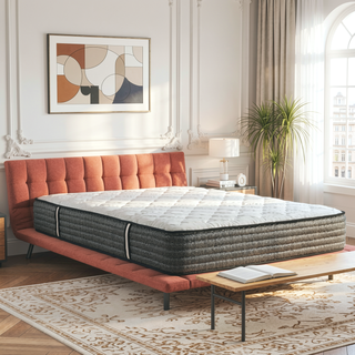 Sunvega 12" King Size Hybrid Plush Top Gel Memory Foam & Pocket Spring Mattress