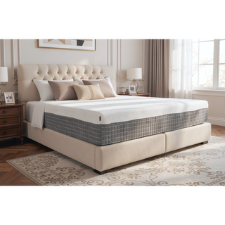 Sunvega 5-Layer Hybrid Memory Foam and Coil Mattress with Anti-Skid Knit Cover