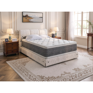 Sunvega 14.5" King Size Two Sided Pillow Top Mattress with Bamboo Fabric