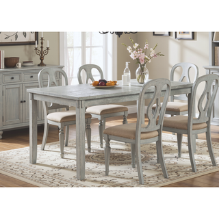 Sunvega Farmhouse Style Rustic Finish Upholstered Cushion Seat Dining Bench