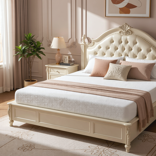 Sunvega King Size Plush Gel Memory Foam Mattress with Aloe Vera Cover in a Box