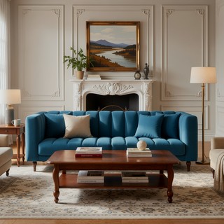 Sunvega Upholstered Tufted Accent Bench with Exquisite Backless Design for Modern Interiors
