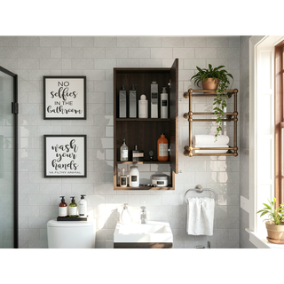 Sunvega Large Size Mirrored Medicine Cabinet With One Interior Shelf For More Storage
