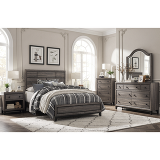 Sunvega Modern Contemporary White Finish Wooden Nightstand with 2 Dovetail Drawers