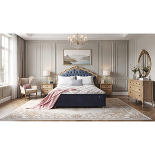 Sunvega Restonic 14.5 Inch Euro Top Mattress with Cooling Foam and Reinforced Lumbar Support