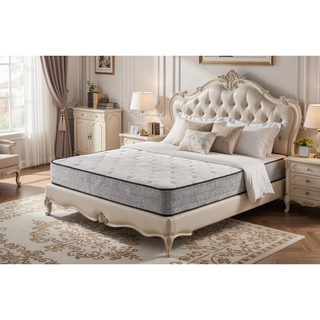 Sunvega Cal King 10" Gel Memory Foam Mattress with 884 Pocketed Coils