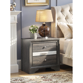 Sunvega Dark Brown Tufted Polyurethane Upholstered King Size Bed Frame