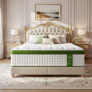 Sunvega 12 Inch King Size Hybrid Mattress with Gel Memory Foam and Pocket Springs