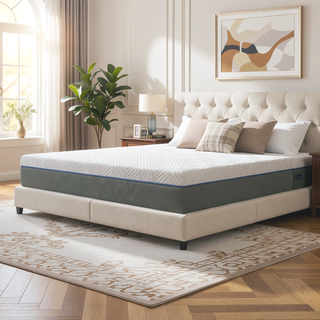 Sunvega Gel Infused Memory Foam Mattress with Edge Support and Air Grid Queen