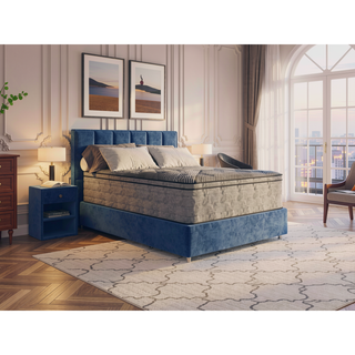Sunvega 15" Pure Ice Eurotop Ultra Plush Queen Mattress for Cooler Sleeping