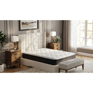 Sunvega Twin 12 Inch Medium Firm Euro Top Hybrid Memory Foam Mattress