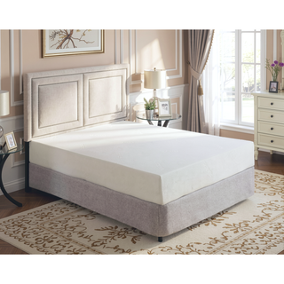 Sunvega 10 Inch Medium Gel Memory Foam Mattress with Aloe Vera Cover for Cool Sleep