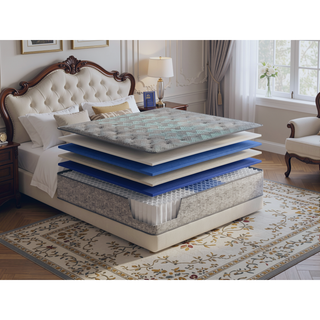 Sunvega 13 Inch Firm Cooling Mattress with Marvelous Middle Support for King Bed