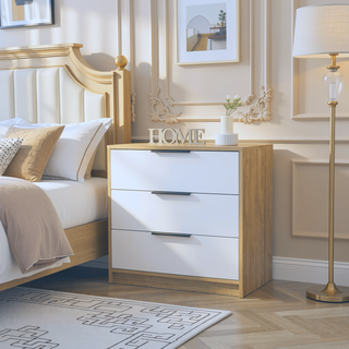 Sunvega Maryland Three Drawer Dresser with Superior Top in Black Wengue Pine Finish