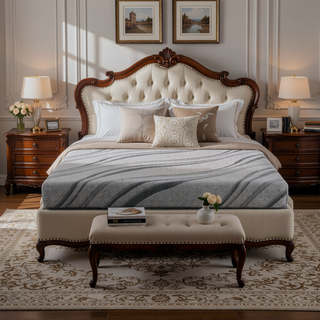 Sunvega 8" Firm Feel Gel Memory Foam Ultra Cooling Responsive Mattress with CertiPUR-US Certified Support Core