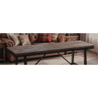 Sunvega Modern Armless Backless Bench with Sturdy MDF Wooden Seat