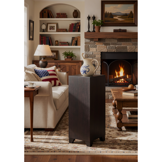 Sunvega Madison Espresso Finish Nightstand with 2 Large Storage Drawers and Wood Frame