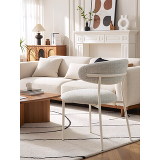 Sunvega Modern Luxury Dining Chairs Set with Padded Seat and Back Cushion