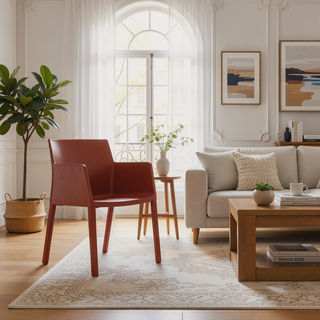 Sunvega Modern Dining Chair in Gray with Durable Metal Frame and Leatherette Upholstery
