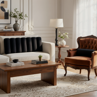 Sunvega Upholstered Tufted Accent Bench with Exquisite Backless Design for Modern Interiors
