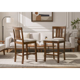 Sunvega Contemporary Gray Finish Rectangular Dining Table Seating Six
