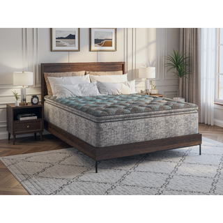 Sunvega Restonic 12" Hybrid Euro Top Plush Cooling Mattress with Marvelous Middle® Support